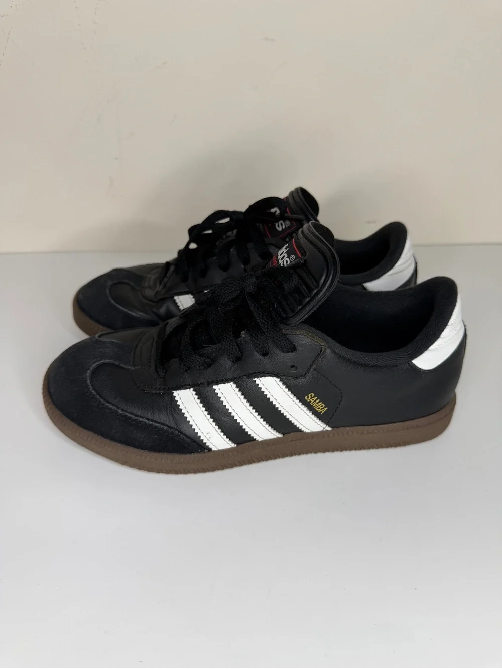 Adidas Boys Samba Classic Shoes Men’s 5 Black Casual Sneakers Style 036516